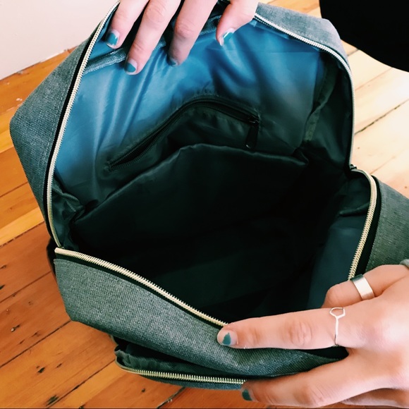 Gray Kenox Vintage style backpack - Picture 3 of 4